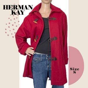 Red Trench Coat Classic Timeless Design